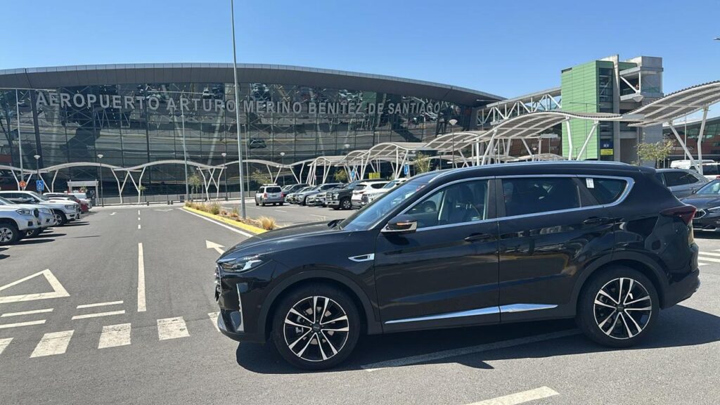 flota de vehiculos aeropuerto santiago